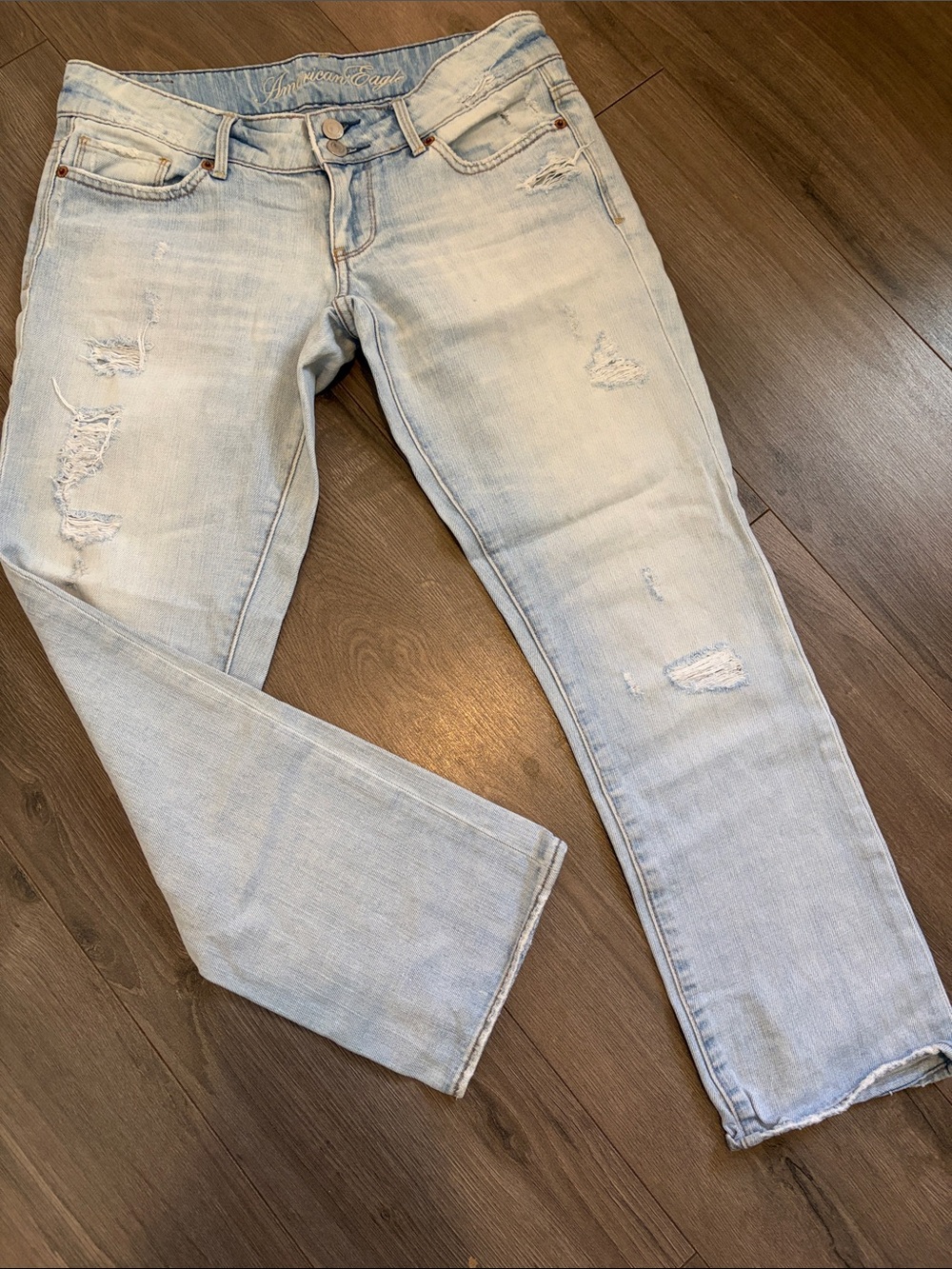 American Eagle Outfitters Light Blue Slim Straight Jeans
